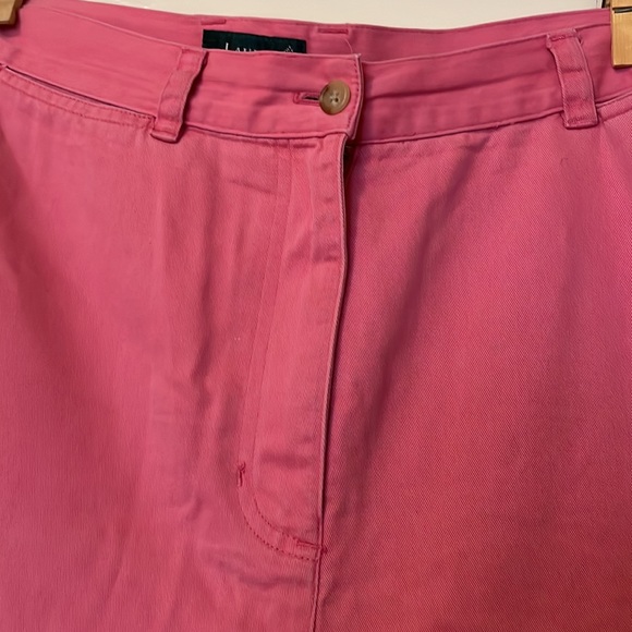 lauren by ralph lauren pink cullote pants - Picture 3 of 7